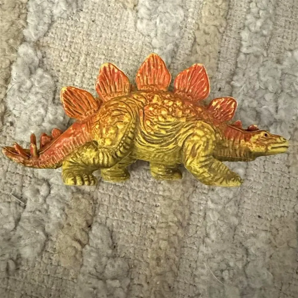 Vintage 1992 UKRD Stegosaurus Dinosaur Figure 2022249 Rubber Toy